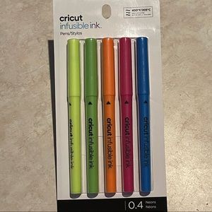 Cricut infusible ink 0.4 Neon Pens